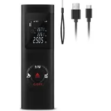 60-m-laser-entfernungsmesser, Tragbarer Digitaler Ipsxp-entfernungsmesser Zur Messung Von Distanz, Fläche Und Volumen / Pythagoras-funktion / Ip54 Wasserdicht / Hintergrundbeleuchtetes Lcd-display / W