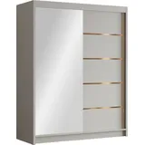 Mirjan24 Schiebetürenschrank Flavio III 150 x 200 x 58 cm Beige
