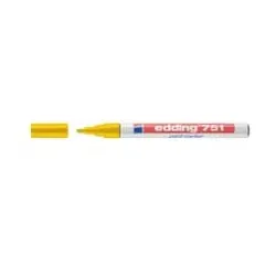 EDDING Lackmalstift 751 1-2mm gelb 751-005 Rundspitze