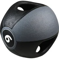 Pure2Improve Medizinball Mit Griffen 6kg - Black / Grey