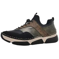 Rieker Slipper in schwarz/schwarz/antik | Gr.: 37
