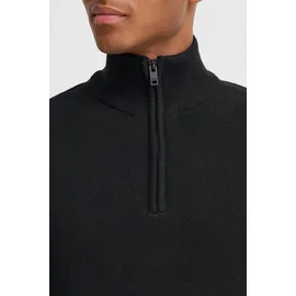 !Solid Troyer SDFinnet", Herren, Gr. XXL, schwarz (true schwarz), Obermaterial: 70% Baumwolle CO recyc.. 30% Polyester Pol. recyc.., Pullover Troyer