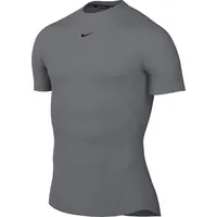 Nike Pro Dri-FIT Tight kurzarm Fitnessshirt Herren 084 smoke grey/black XL