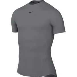 Nike Pro Dri-FIT Tight kurzarm Fitnessshirt Herren 084 smoke grey/black XL