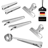 bremermann Verschlussklammern Set 7-tlg silberfarben