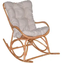 Hofmann Living And More Schaukelsessel (1-St), Handgeflochten orange