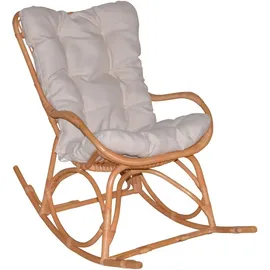 Hofmann Living And More Schaukelsessel (1-St), Handgeflochten orange