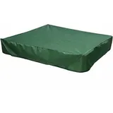 Sandkastenabdeckung Mit Kordelzug, Staubdichte Sandkastenabdeckung, Schutzplane, Grün (180x180 Cm)