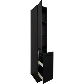 BASIC by Balculina Apothekerschrank Jazz 30er 30 x 211 x 57 cm Schwarz