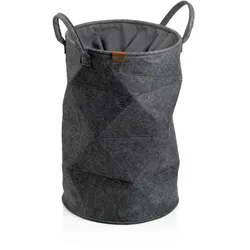 Wäschesack Fay Filz dunkelgrau 50,0cm 33,0cmØ