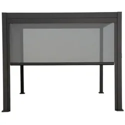 Mr. GARDENER  Pergola-Sonnenrollo »Classic / Deluxe Zubehör«, 300 cm, anthrazit, flexibel einstellbar  - grau