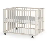 Sämann Laufgitter Matratze Cloud Air, Lattenrost & Sprossen sahara dust Premium | Gr.: 100x100 cm
