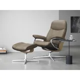 Stressless Stressless® Relaxsessel »Consul«, mit Cross Base, Größe S, M & L, Holzakzent Eiche beige