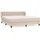 vidaXL Boxspringbett Matratze Cappuccino-Braun 180x200 cm Kunstleder