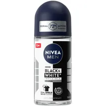 NIVEA MEN Black & White Invisible Original Antitranspirant Roll-On 6 x 50 ml