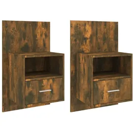 vidaXL Hängenachtschrank 2 Stk. 5230 x 0 x 1320 cm Braun