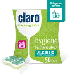 claro Hygiene Geschirrspül-Tabs 50 St