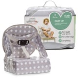 Baby-To-Love Easy Up, Hochstuhl für Babys, Sitzerhöhung für Kinderstuhl, Nomade Baby (White Stars)