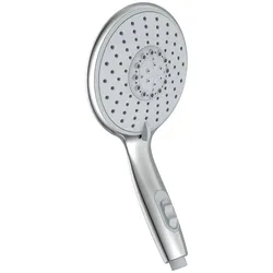 Handbrause EISL "Cool Chrom", grau (chromfarben), Duschköpfe, Duschkopf mit 5 Funktionen, Brausekopf, Duschbrause, Brause Chrom