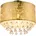 15187D3S Leuchtmittel Stoff Schirm Blatt-Gold
