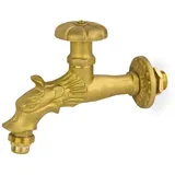 PUTEUS Nostalgie Auslaufventil 1/2 Zoll gold