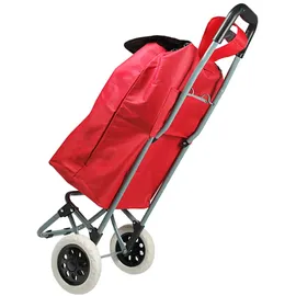 Helo24 Einkaufswagen rot klappbar