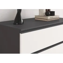 Rauch MAINZ 80 x 81 x 42 cm Grau/Weiß