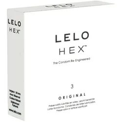 HEXTM «Original» die Kondom-Innovation mit Sechseckstruktur (3 Kondome) 3 St