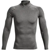 Under Armour HeatGear Armour Mock langarm Trainingsshirt Herren 090 carbon heather/black XXL