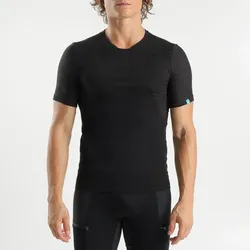 UYN Sport-Tshirt Terracross Shirt mit Shouldercell Knit-Polsterung (Support Fit) Kurzarm 2024 schwarz Herren
