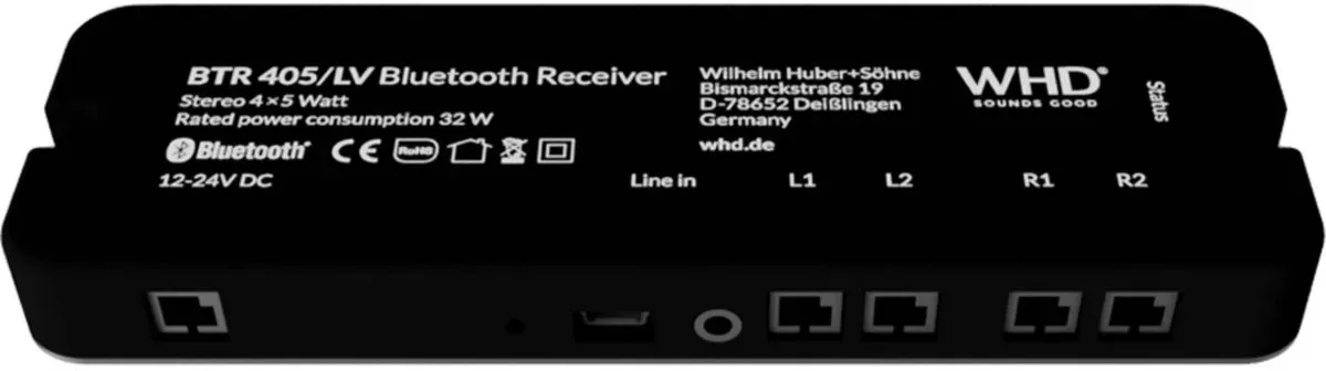 WHD Bluetooth-Receiver BTR405LV sw