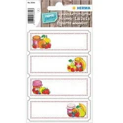 HERMA Einmachetiketten Früchte 84x120 mm 3644 Einmachglas 16 Stück