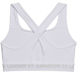 Under Armour Armour Mid Crossback Sport-BH Damen 100 white/white/halo gray XS