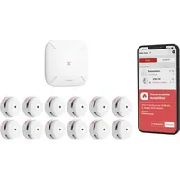 X-Sense FS121 Rauchwarnmelder-Set plus Zentrale (B x H x T) 78 x 48 x 78 mm