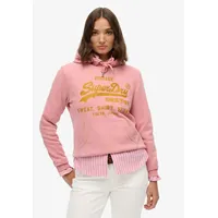 Superdry Kapuzenpullover Relaxed Fit Rosa XL