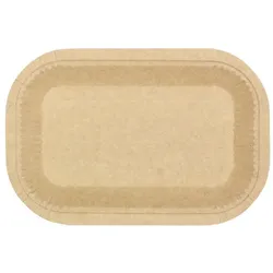 MONOUSO - Pappschale Anti-Fett Kraft 15x23cm 245g/m2 (750 Stück)