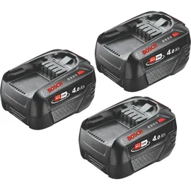 Bosch 3x PBA 18V 4.0Ah W-C Akku 18 V 4,0 Ah POWER FOR ALL ( 3x 1600A011T8 )