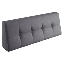 sunnypillow Palettenkissen 120 x 40 x 20 cm grau/silber 1 St.