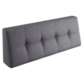 sunnypillow Palettenkissen 120 x 40 x 20 cm grau/silber 1 St.