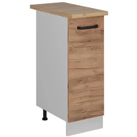 Vicco Apothekerschrank 30 cm Eiche goldfarben 30 x 0 x 0 cm Weiß