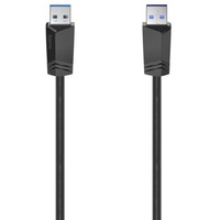 Hama USB-Kabel USB 3.0 / USB 3.1 Gen1) USB-A Stecker 1.50m Schwarz