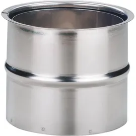 m�ck Doppelwandfutter Edelstahl DN150 mm weiß