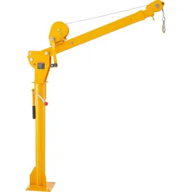 Vevor Pick Up Kran, 499 kg Traglast, zusammenklappbarer LKW-Kran mit 499 kg Winde, Ladekran aus Stahl, Werkstattkran 360° schwenkbar, Hebekran zum Heben von Gütern auf der Baustelle, in der Fabrik