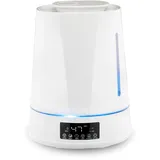 Grundig Luftbefeuchter und Aroma Diffuser 4L - Diffuser Ätherische Öle - Humidifier mit Hygrometer und Zeitschaltuhr - Räume der 15 zu 30m2 - 26 x 15 x 33 CM - Weiß