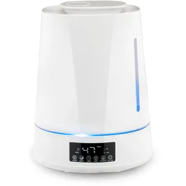 Grundig Luftbefeuchter und Aroma Diffuser 4L - Diffuser Ätherische Öle - Humidifier mit Hygrometer und Zeitschaltuhr - Räume der 15 zu 30m2 - 26 x 15 x 33 CM - Weiß