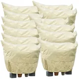 Royal Gardineer 12er-Set XXXL-Kübelpflanzensack als Winterschutz, 360x250 cm, 100 g/m2