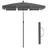Songmics Sonnenschirm 200 x 125 cm Grau