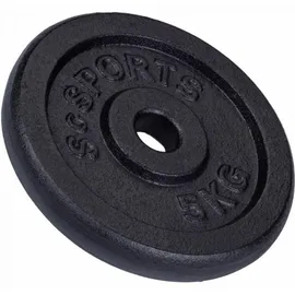 ScSPORTS® Hantelscheiben Gusseisen Set 20 kg schwarz