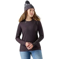Smartwool Thermal Merino Rib Crew Langarm-t-shirt - Mink Violet Heather - S