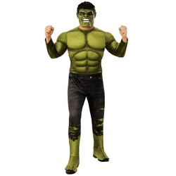 Rubie ́s Kostüm Avengers Endgame – Hulk Kostüm, Superheldenkostüm im Look des finalen Avengers-Films grün